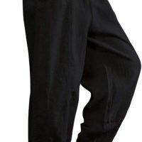 612Ect-Wb1L._AC_SL1400 Women's 100% Linen Pants Relax Fit Lantern Cropped TaperedPants Trousers with Elastic Waist