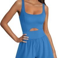 Womens Rompers Jumpsuits Casual One Piece Unitard Bodysuits Sleeveless Workout Outfits Yoga Fashion Tank Top