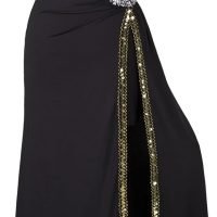 Women's One Shoulder Split Pelumn Prom Evening Dress