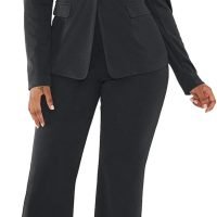 Fashion Womens Two Piece Blazer Outfits Long Sleeve Slim Fit Jacket with Long Pants Suit Set for Work