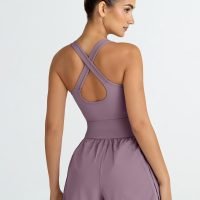 Womens Rompers Jumpsuits Casual One Piece Unitard Bodysuits Sleeveless Workout Outfits Yoga Fashion Tank Top