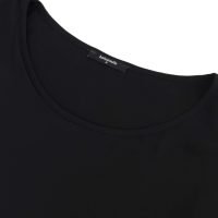 Women's Lightweight Flowy Shirt Double-Layered Printed Chiffon Poncho Blouse Top