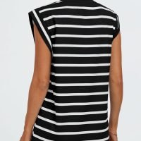 Women's Sleeveless Summer Tops Casual Trendy T Shirts Basic Trendy Cute Cap Sleeve Tee Shirts 2024