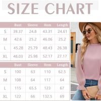 Womens Blouses Trendy Dressy Casual Tops Elegant Puff Long Sleeve Shirts Ruffle Mock Neck Plain Chiffon Outfits