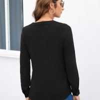 Women's Dressy Casual Tops Business Long Sleeve Shirts Work Blouses Fall Clothes 2023