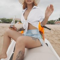 Womens Summer Short Sleeve Shirts V Neck Tie Knot Batwing Blouses Tops