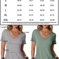 Womens Tops T Shirts Short Sleeve Tees Fashion Trendy Lightweight Basic Soft Casual Summer Outfits Comfy Clothes 2024