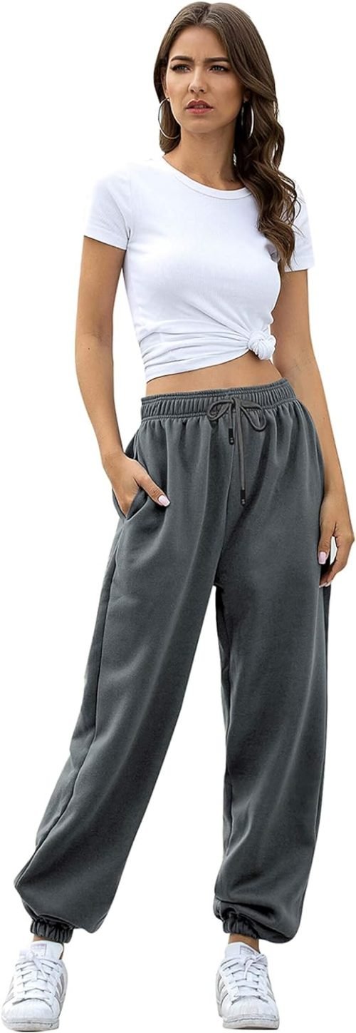 Bottom Sweatpants for Women with Pockets
