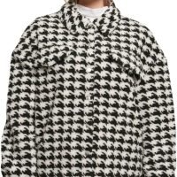 71ZKAP1CeAL._AC_SL1500 Women's Coat, Fashionable Loose Women's Shirt, Lined, Available in Two Colors, Sizes XS - 5XL