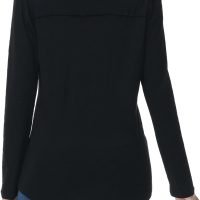 Women's Oversized T Shirts Fashion Long Sleeve Scoop Neck Top Shirts Loose fit Comfy Tees with Pockets