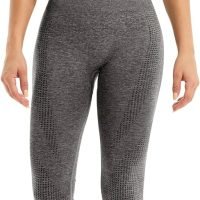 Women 2 Piece Workout Outfits Sports Bra Seamless Leggings Yoga Gym Activewear Set