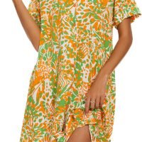 Cotton House Dress Women's Classic Nightgown Short Sleeve Housecoat Button-Up Front Duster Robe…