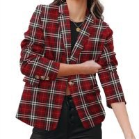 Womens Casual Business Fashion Blazer Work Professional Buttons Suit Jacket with Pockets