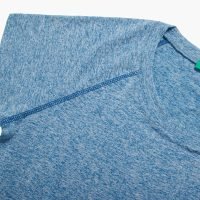 Woman Raglan Sleeve Round Neck Irregular Hem Yoga Workout Shirt Sizes M-3XL