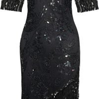 1920s Flapper Dress Great Gatsby Fringed Sequins Dress for Prom Party
