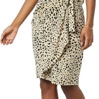 Women's Classic Cap Sleeve Wrap Dress (Available in Plus Size)