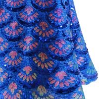 Women's V Neck Splicing Tulle Pattern Sequin Elegant Long Mermaid Prom Dress