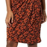 Women's Classic Cap Sleeve Wrap Dress (Available in Plus Size)