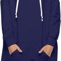 Womens Oversized Hoodie Extra Long Hooded Tunic Sweatshirt with Pockets