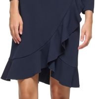 Women's Crepe Structured Dress