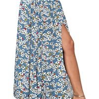 51ySe_yqLZL Women's Print Long Skirts High Waist Split A Line Full Length Maxi Skirt