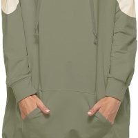 Womens Oversized Hoodie Extra Long Hooded Tunic Sweatshirt with Pockets