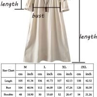Women's Cotton Linen Dress Short Sleeve Midi Casual Tunic Dress with Pockets