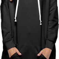 Womens Oversized Hoodie Extra Long Hooded Tunic Sweatshirt with Pockets