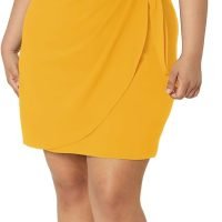 Women's Crepe Desk to Dinner Cowl Neck Dress