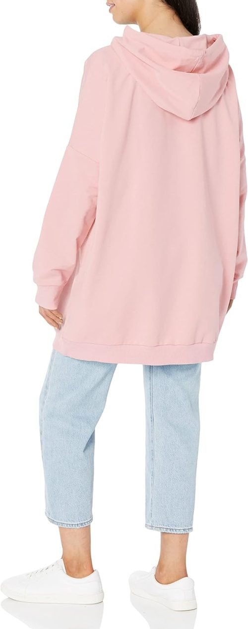 Womens Oversized Hoodie Extra Long Hooded Tunic Sweatshirt with Pockets