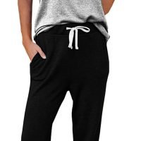 Lounge Sets For Women Two Piece Outfits Loungewear Short Sleeve Crewneck Jogger Pajama Set and Sweatpants Tracksuit