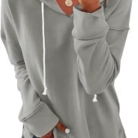 Women Casual Hoodie Long Sleeves Fashion Pullover Sweatshirts Loose Fit Tunic Winter Tops Comy Shirts