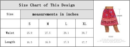 Women's Flared Short Skirt Floral/Solid Ruffle Mini Skater Skirt