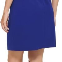 Women's Crepe Desk to Dinner Cowl Neck Dress