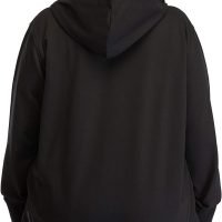 Women's Plus Size Full Zip-Up Hoodie Jacket Cotton Sweatshirt