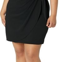 Women's Crepe Desk to Dinner Cowl Neck Dress