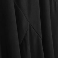 Women's Vintage Elastic Waist A-Line Long Midi Skirt