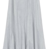Women's Vintage Elastic Waist A-Line Long Midi Skirt