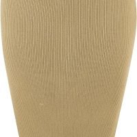 Women's Elastic Waist Knitted Split Tube Pencil Midi Skirt