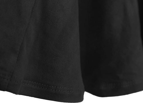 Women's Vintage Elastic Waist A-Line Long Midi Skirt