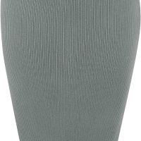 Women's Elastic Waist Knitted Split Tube Pencil Midi Skirt