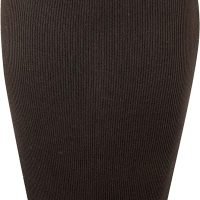 Women's Elastic Waist Knitted Split Tube Pencil Midi Skirt