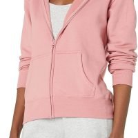 Women's Full-Zip Fleece Hoodie, Zip-Up Hooded Sweatshirt For Women