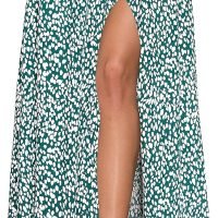 91JH6F2hSaL._AC_SL1500 Women's Print Long Skirts High Waist Split A Line Full Length Maxi Skirt