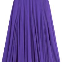 Women's Tulle Skirt Elastic High Waist Layered Pleated Mesh Flowy A-line Midi Skirt